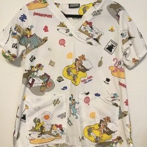 SCRUB TOP...CARTOON NETWORK hanna-barbera